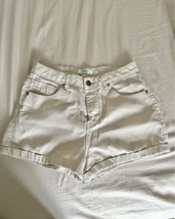 Forever 21 Beige Denim Shorts (Size 27)