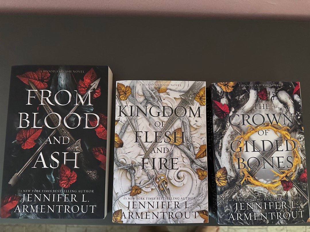 From Blood and Ash series (books 1-3), Hobbies & Toys, Books