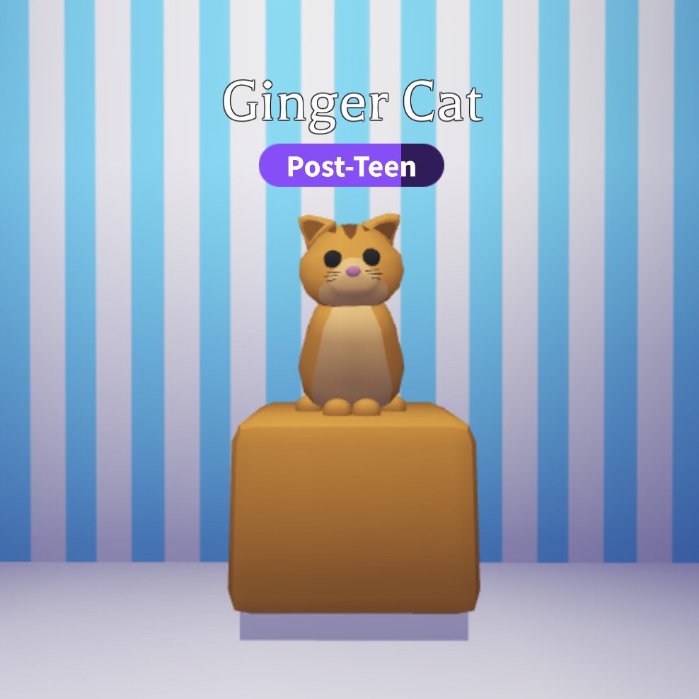 Adopt me Ginger Cat, Video Gaming, Gaming Accessories, InGame Products