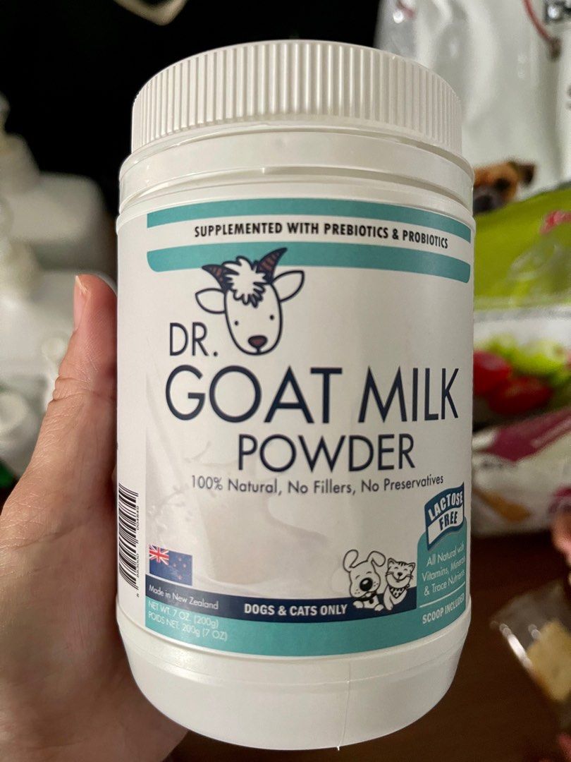 Goat Milk Powder for Dogs and Cats 200g, Pet Supplies, Pet Food on