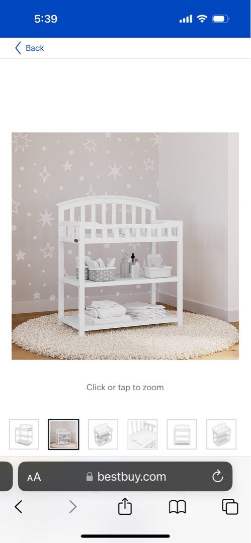 Graco arlington hot sale changing table
