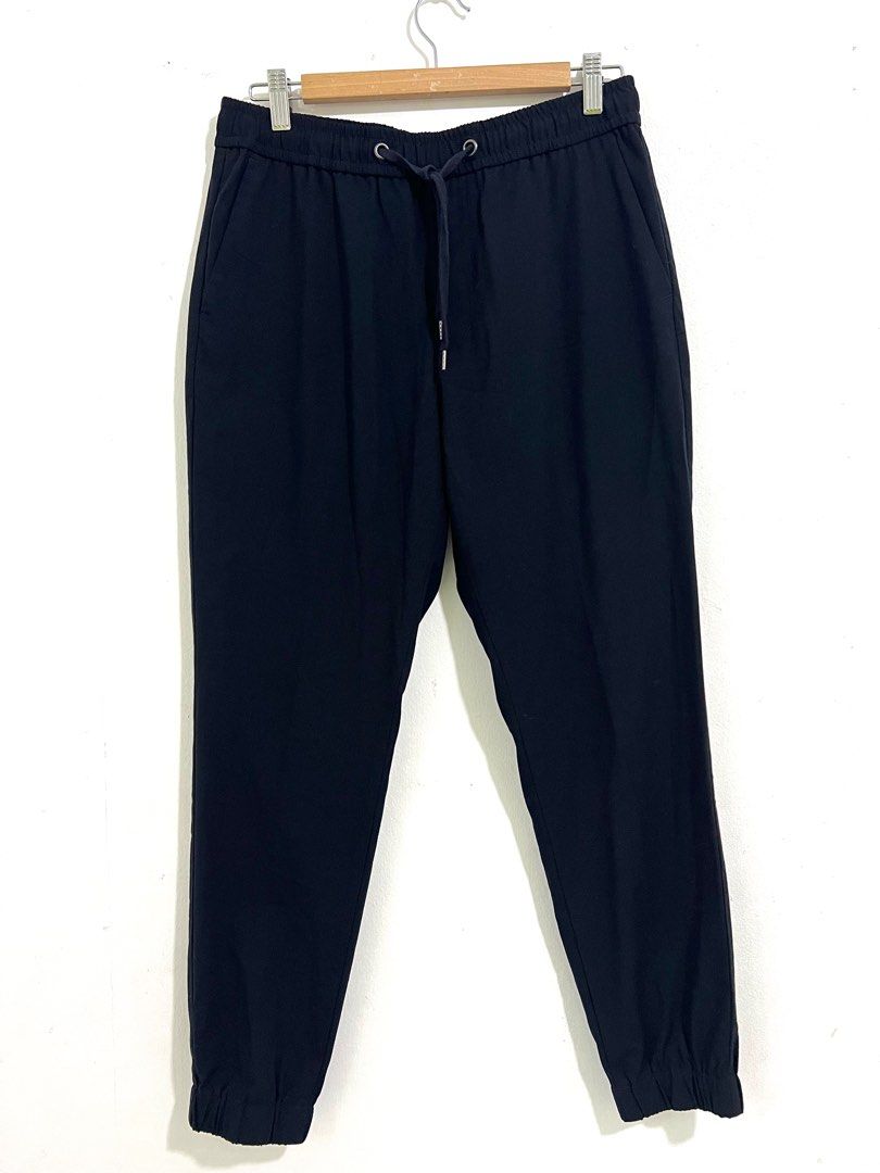 ANN3145: Uniqlo dry-ex stretch women L size navy blue jogger pants, Women's  Fashion, Activewear on Carousell