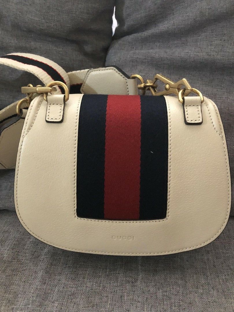 Gucci bag with web strap discount
