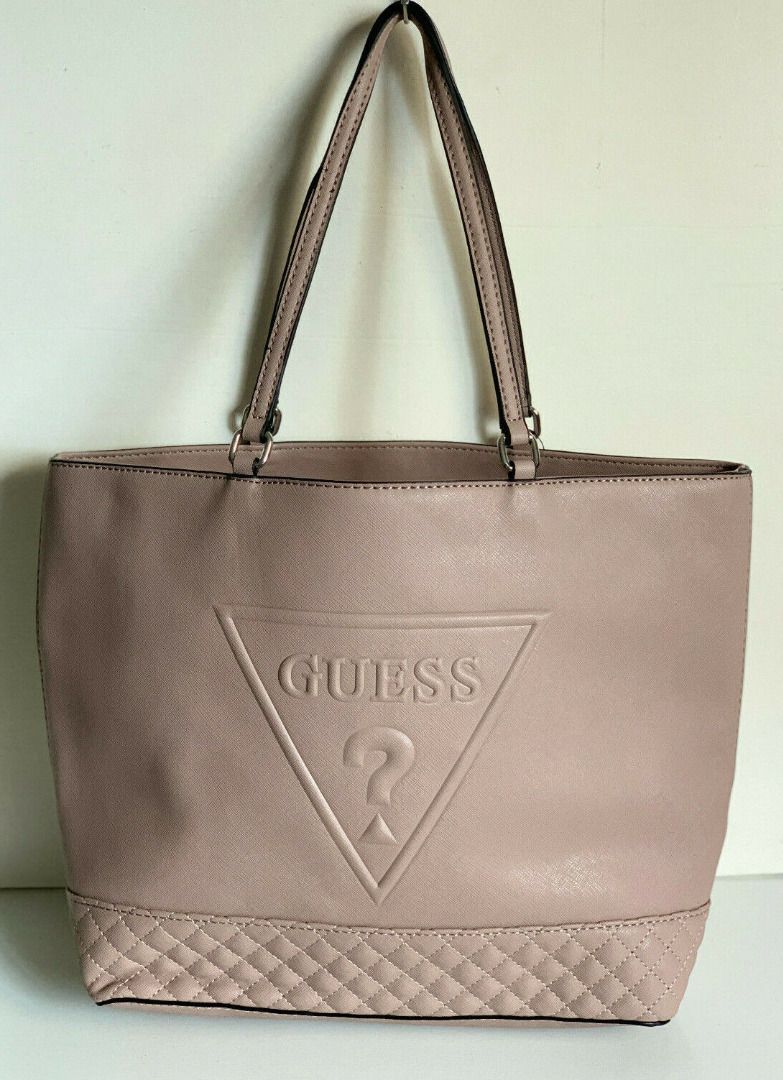 GUESS BALDWIN PARK DUSTY MAUVE LARGE SHOPPER SATCHEL TOTE BAG PURSE SALE Women s Fashion Bags Wallets Tote Bags on Carousell