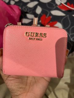 Guess pink wallet