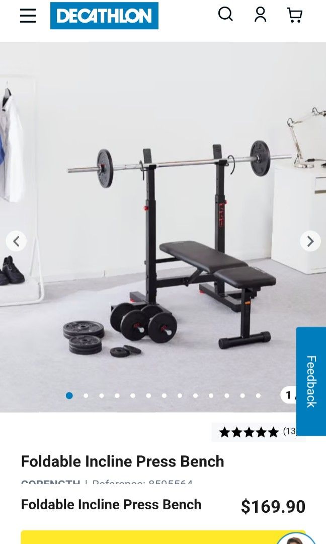 Decathlon gym sale accessories
