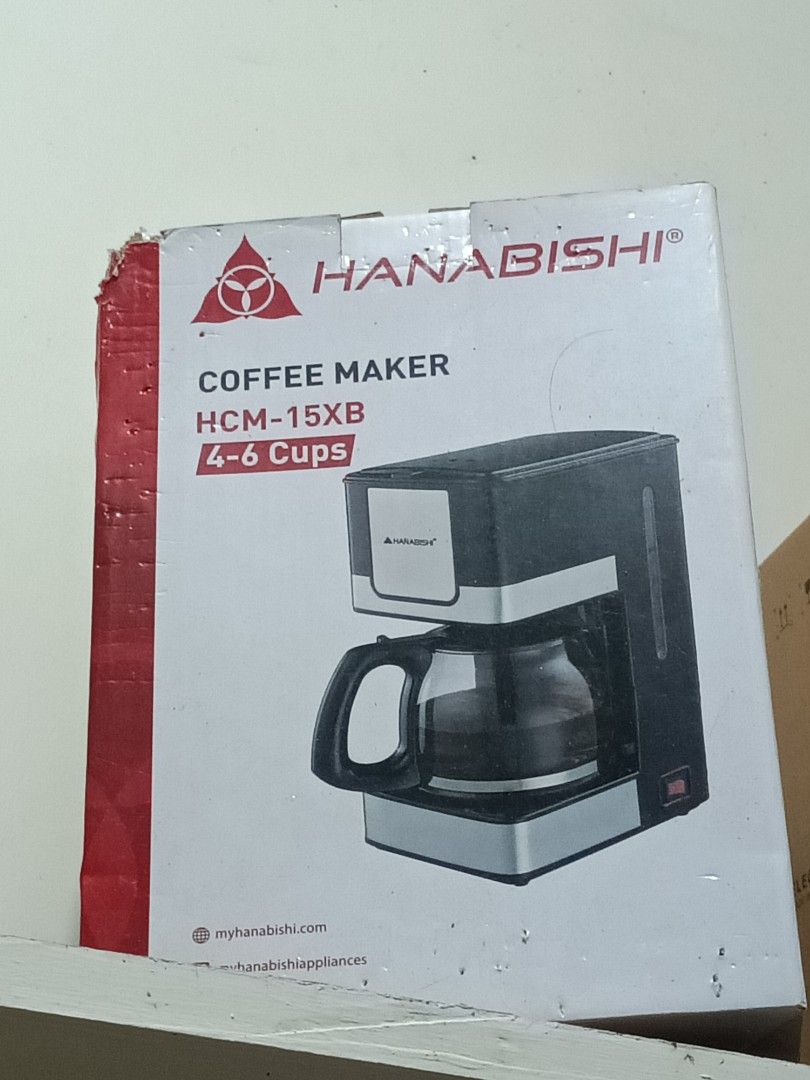 Hanabishi Coffee Maker HCM 15XB with Box on Carousell