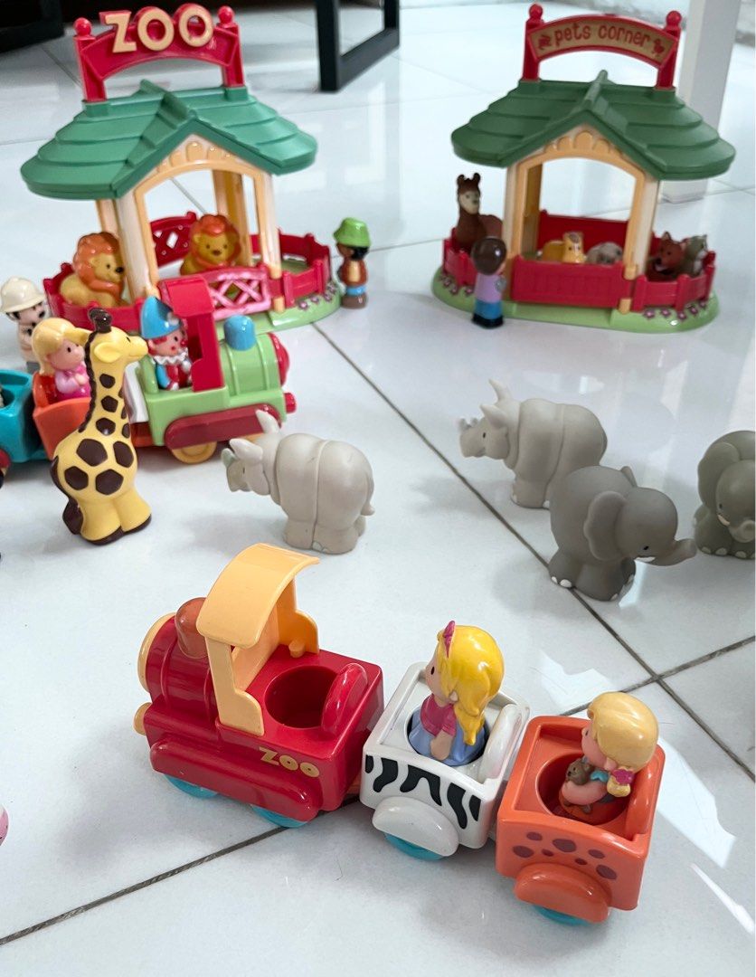 Happyland zoo set Hobbies Toys Toys Games on Carousell