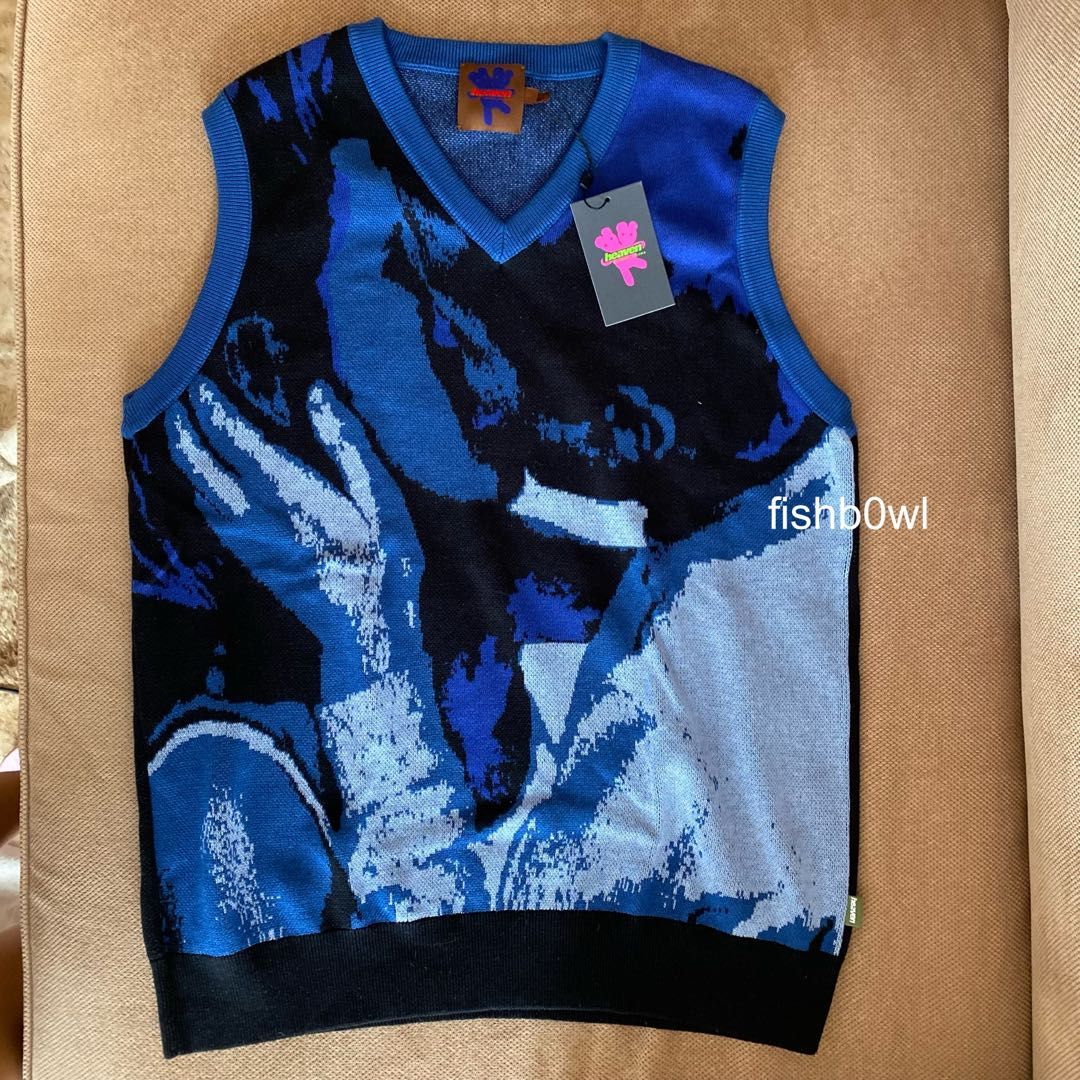 Heaven by Marc Jacobs fw21 “kissers” sweater vest, Fesyen Wanita 