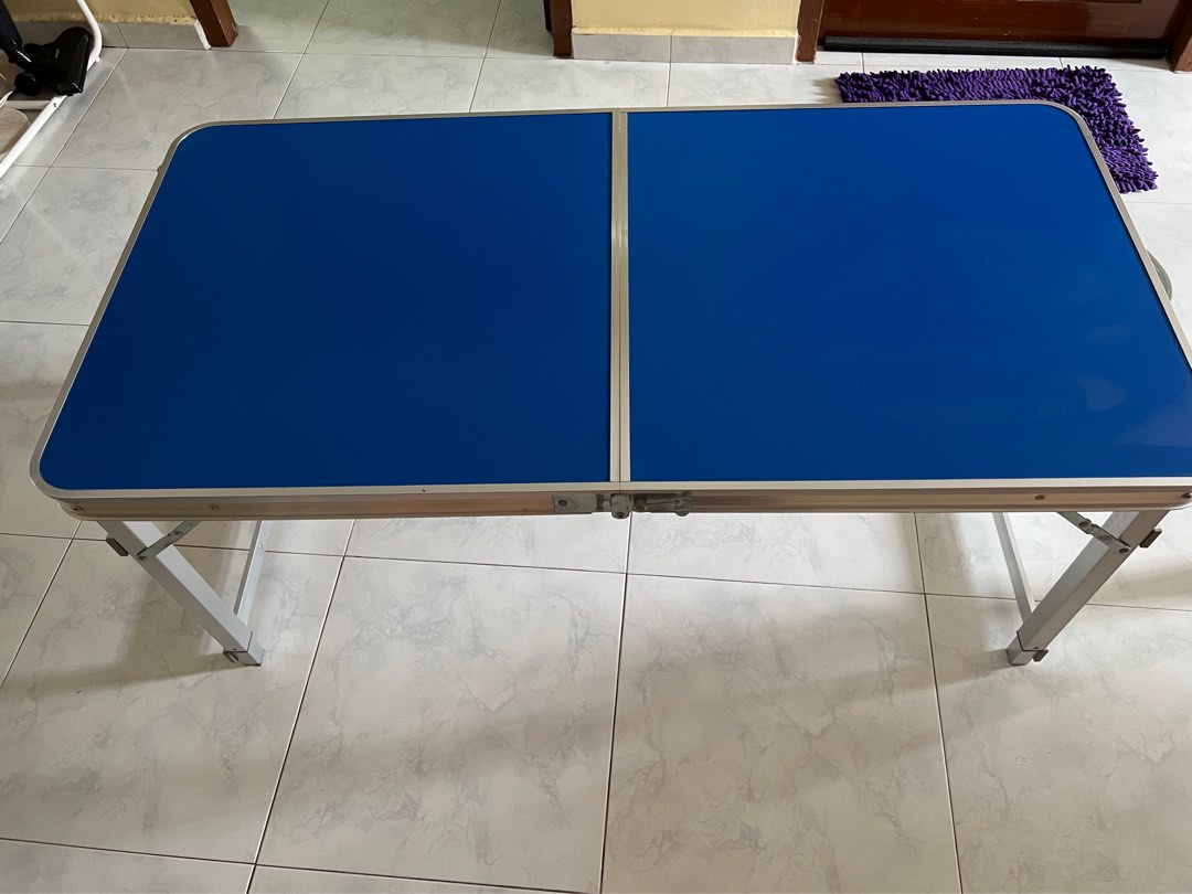 Heavy Duty Portable Aluminium Folding Table, Furniture & Home Living