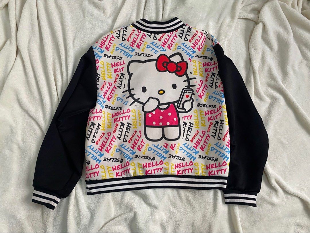 Hello Kitty Varsity Jacket, Women's Fashion, Coats, Jackets and ...