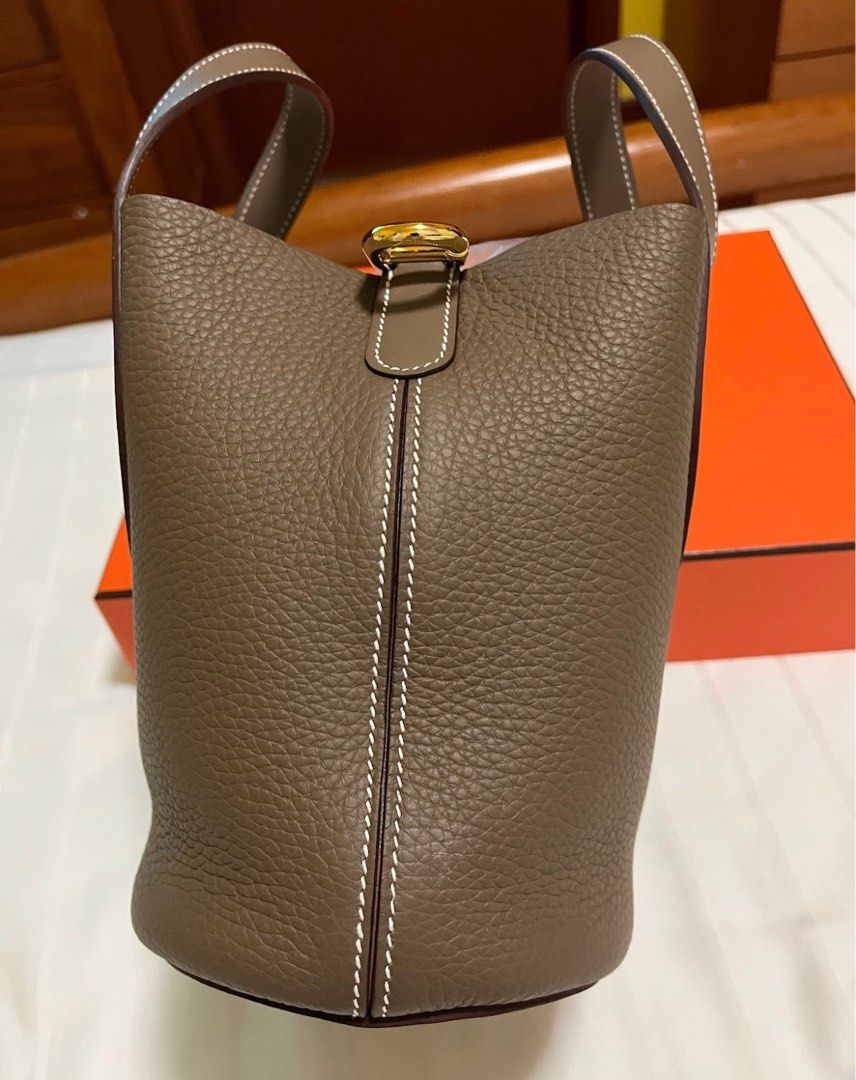 Hermes in the loop 18 etoupe, Luxury, Bags & Wallets on Carousell