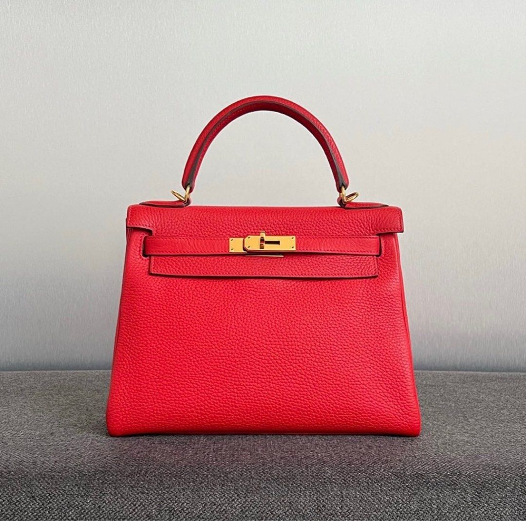 Hermes Kelly 28 Capucine Togo Ghw Luxury Bags Wallets on Carousell