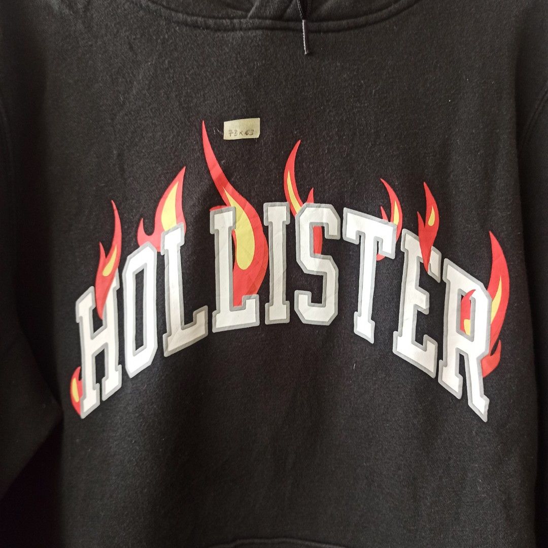 Hollister flame hoodie online