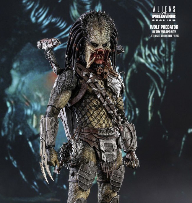 Hot toys wolf deals predator heavy weaponry