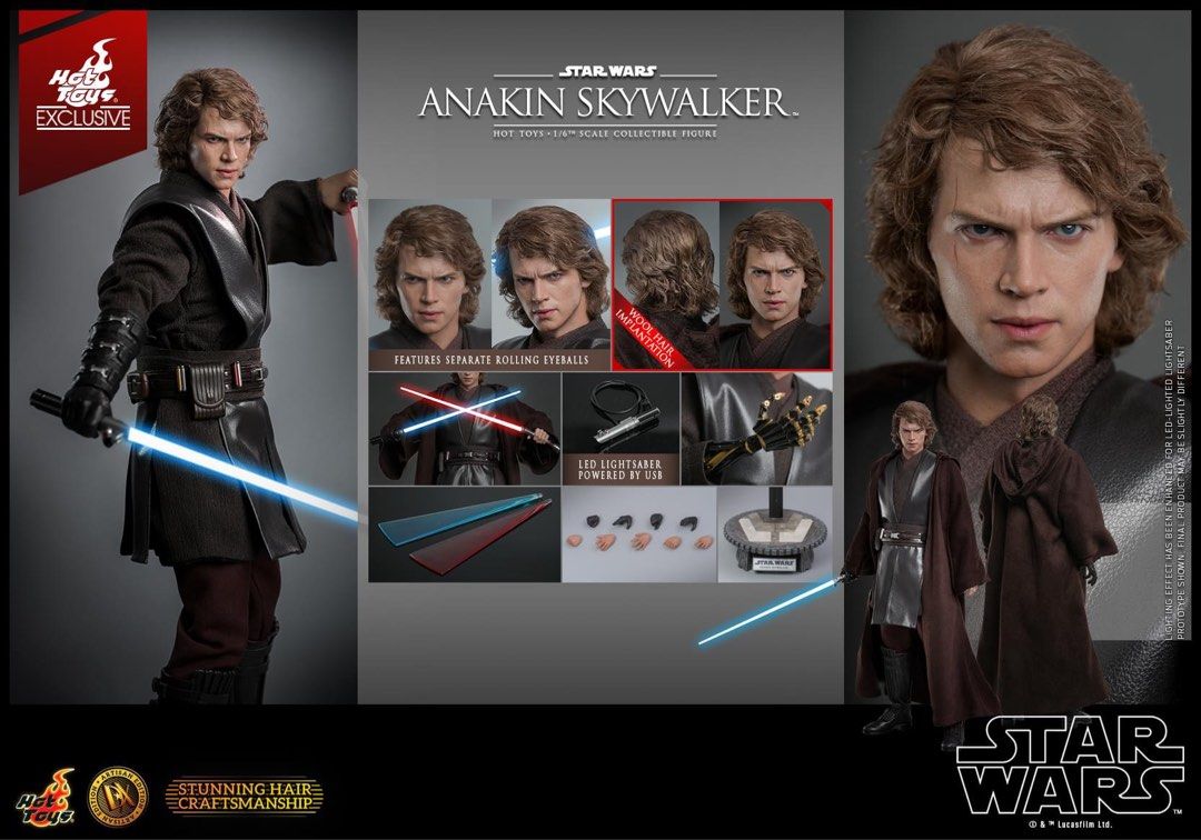 hottoys hot toys DX34AE 星球大戰star wars Anakin （Artisan Edition
