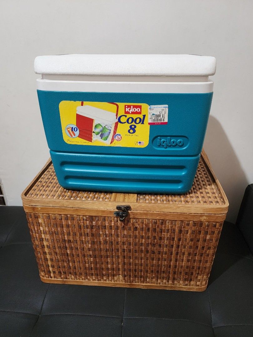 Igloo Cooler Box + Picnic Basket (Bundle), Furniture & Home Living, Kitchenware & Tableware