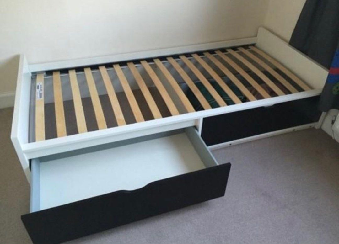 Ikea flaxa cheap single bed