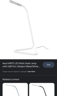 Ikea harte led lamp