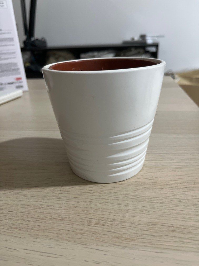 IKEA plant pot + soil, Furniture & Home Living, Gardening, Pots