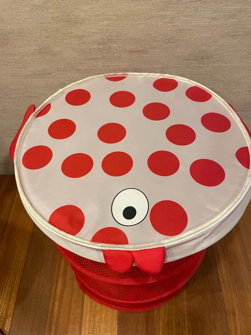 Ikea Toys Storage Basket with Lid, Furniture & Home Living, Home