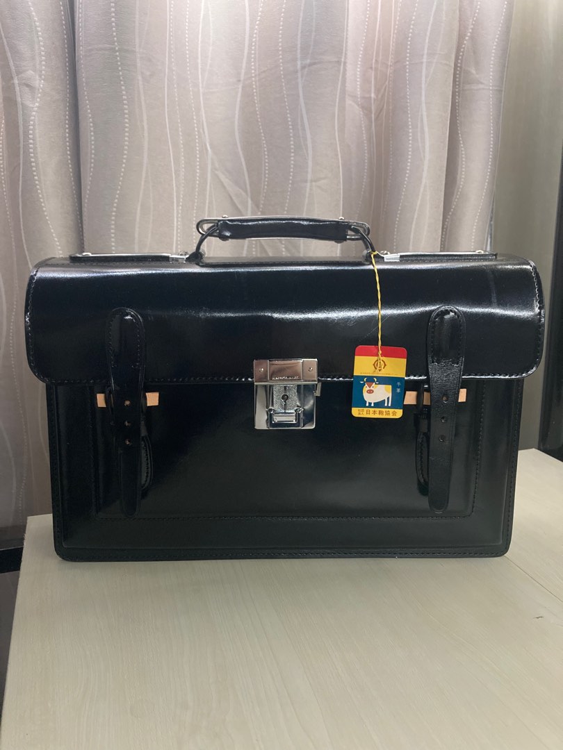 Japanese Leather Briefcase on Carousell