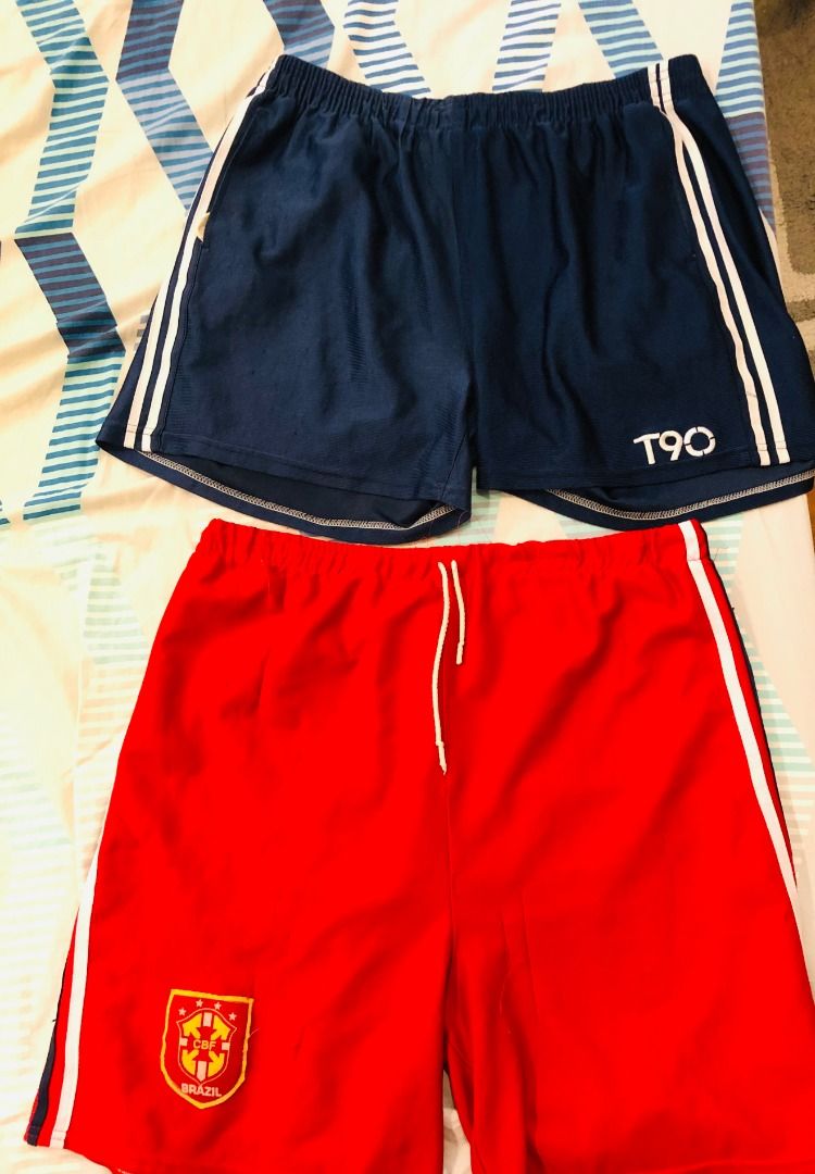 JERSEY T SHIRT SHORTS BRAZIL FOOTBALL CLUB T90 NIKE Baju Seluar Sukan Men s Fashion Activewear on Carousell