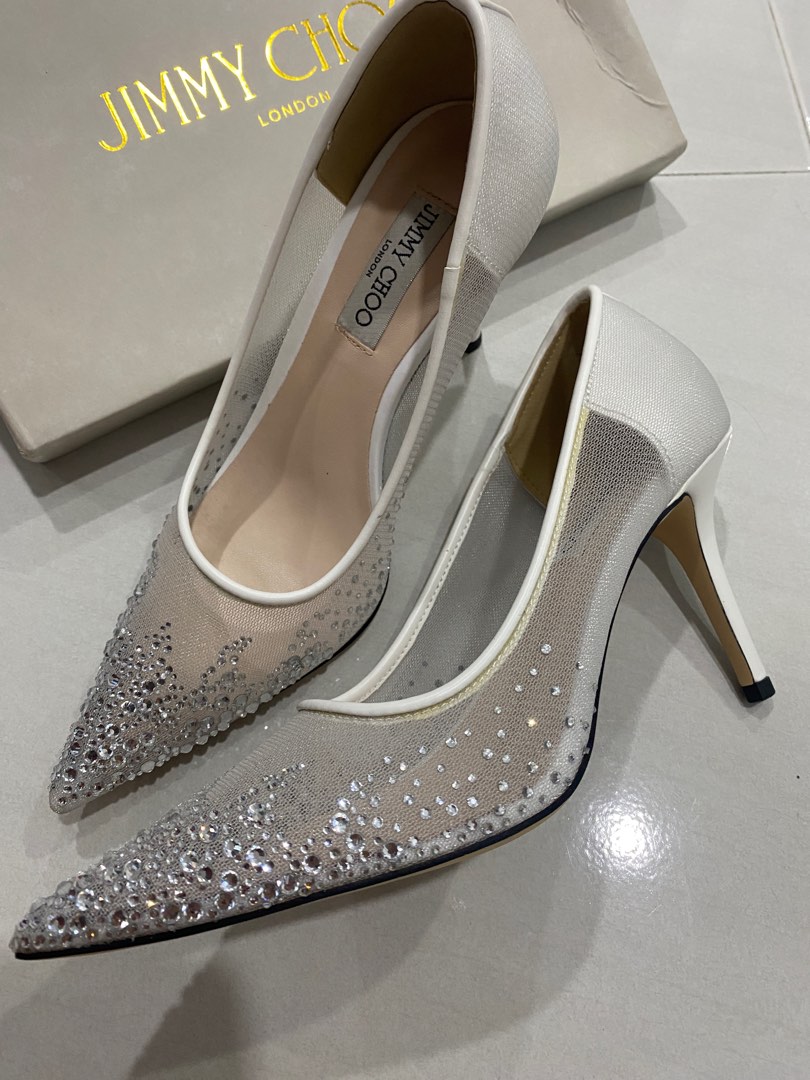 Jimmy Choo inspired wedding heels kahwin Kasut Charles keith
