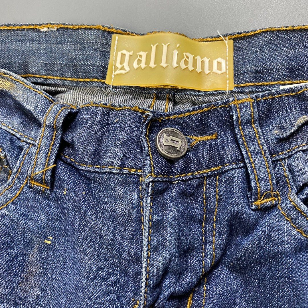 Jean John Galliano Taille 36 - Coupe Flare (évasée) - Couleur Noir - 100% Coton - Neuf Sans étiquette - Pour Femme
