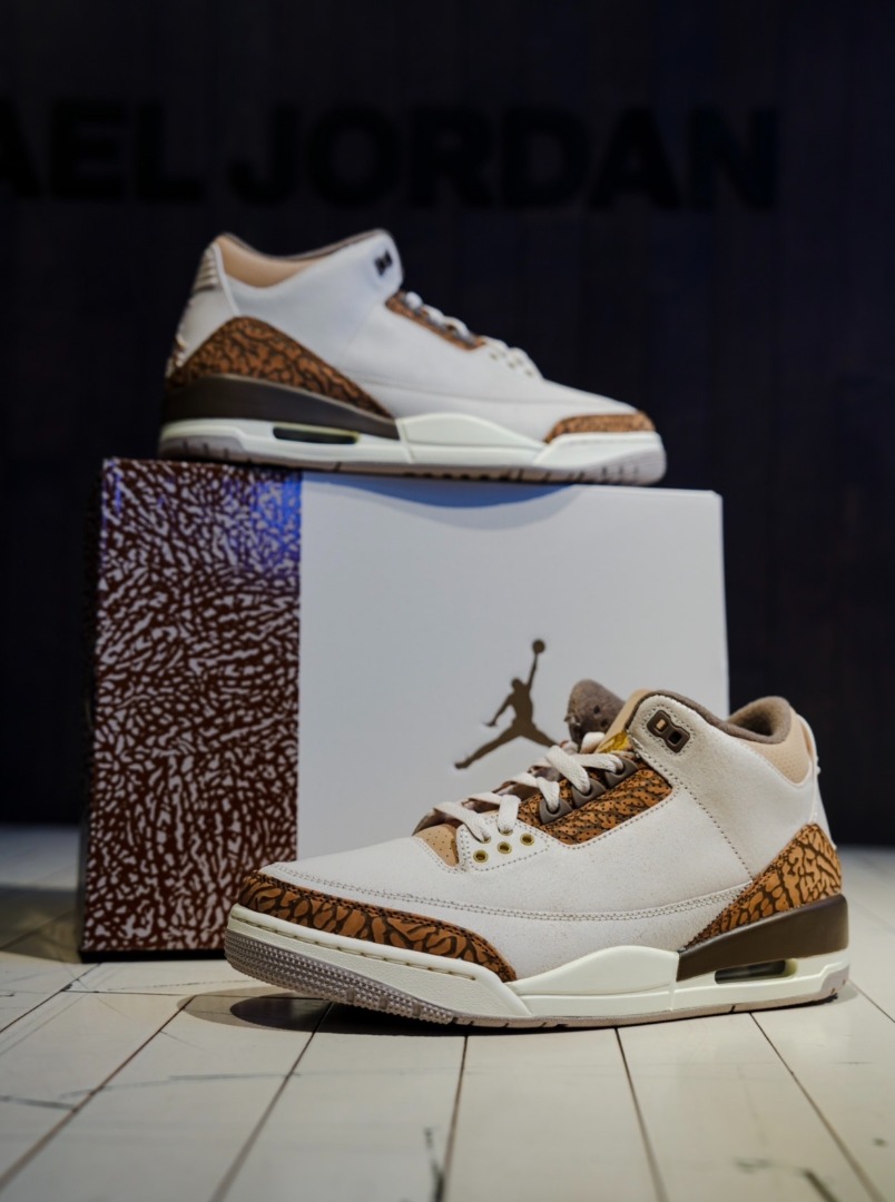 🔥白棕】Jordan Air Jordan 3 “Orewood Brown” 復古籃球鞋白棕男女通用