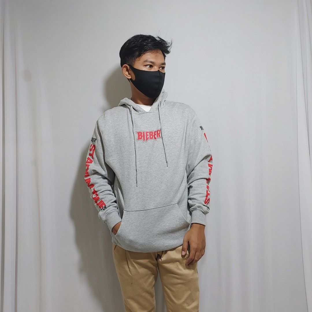 JUAL HOODIE TEAM BIEBER STADIUM TOUR KEREN MAKSIMAL ORIGINAL PRIA WANITA MURAH VIRAL BERKUALITAS
