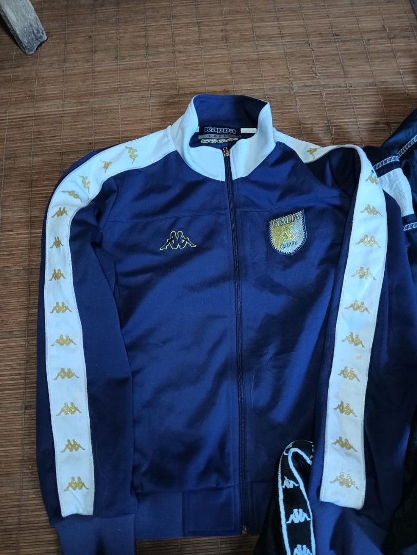 Kappa tri tape jacket mens on sale