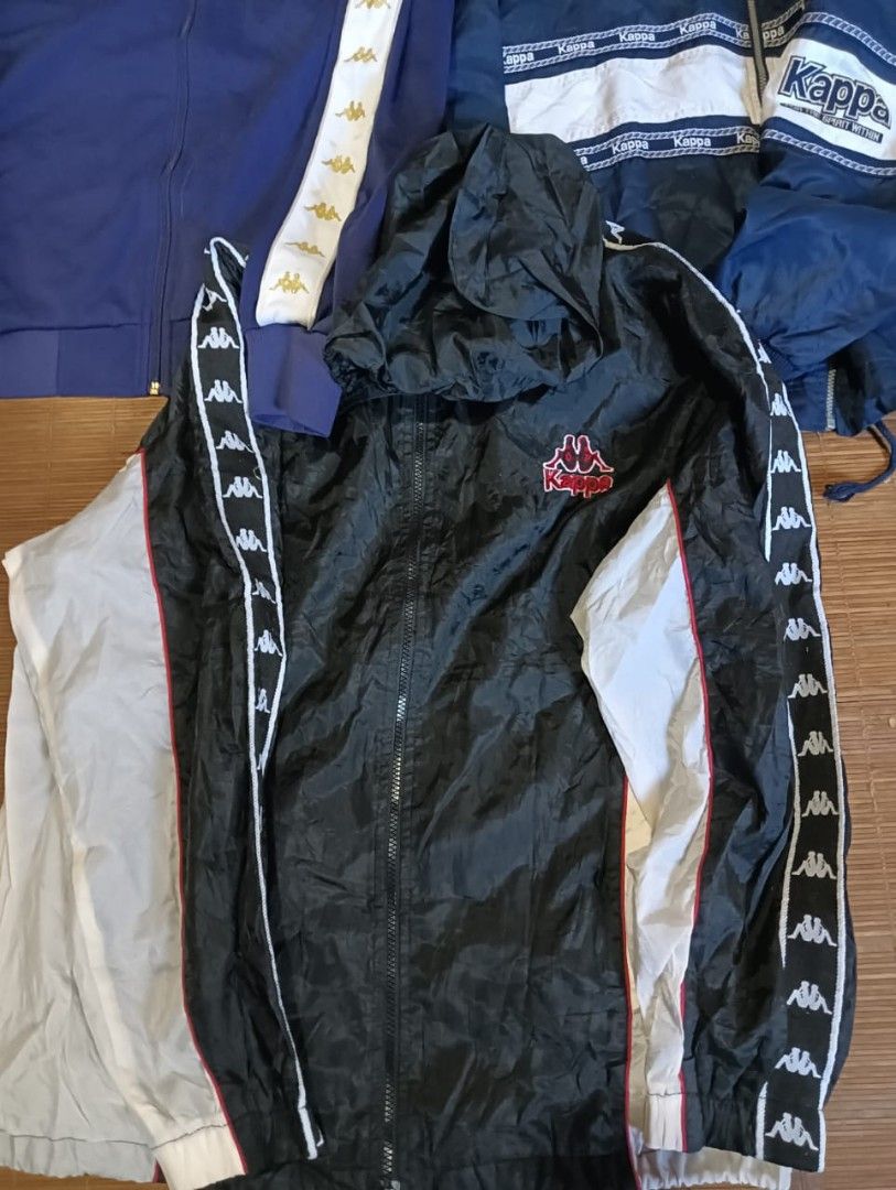 Kappa tri tape new arrivals jacket mens