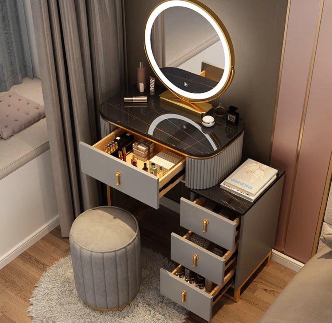 KELS Modern Vanity Table Set, Furniture & Home Living, Furniture ...