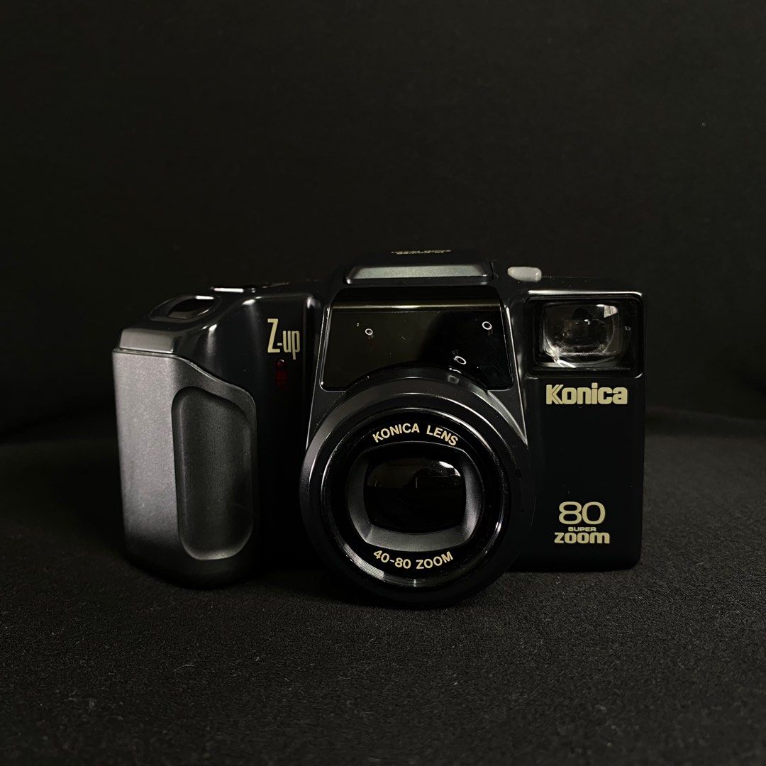 Konica Film Camera Zup 80 Super Zoom 35mm, Photography, Cameras on