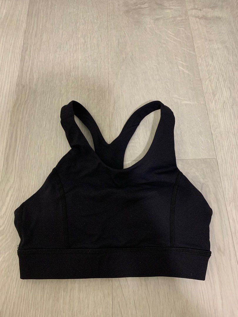 Kydra black high neck back cut out sports bra, Women's Fashion, Activewear  on Carousell