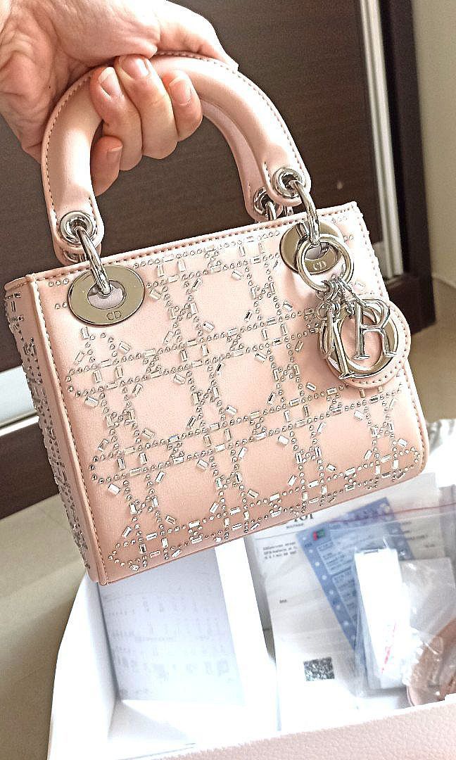 L4Dy Dior Swarovski Bag, Luxury, Bags & Wallets On Carousell