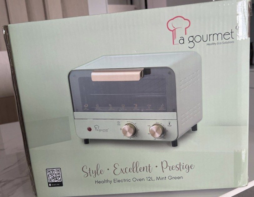 La Gourmet 12L Healthy Electric Oven Toaster (Mint Green), TV & Home