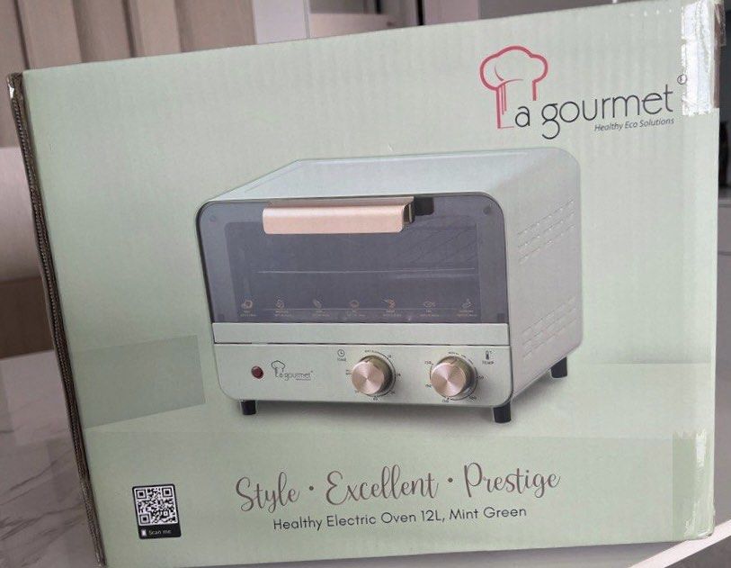 La Gourmet 12L Healthy Electric Oven Toaster (Mint Green), TV & Home