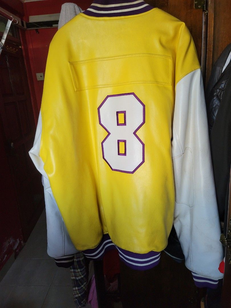 Kobe bryant best sale lakers leather jacket