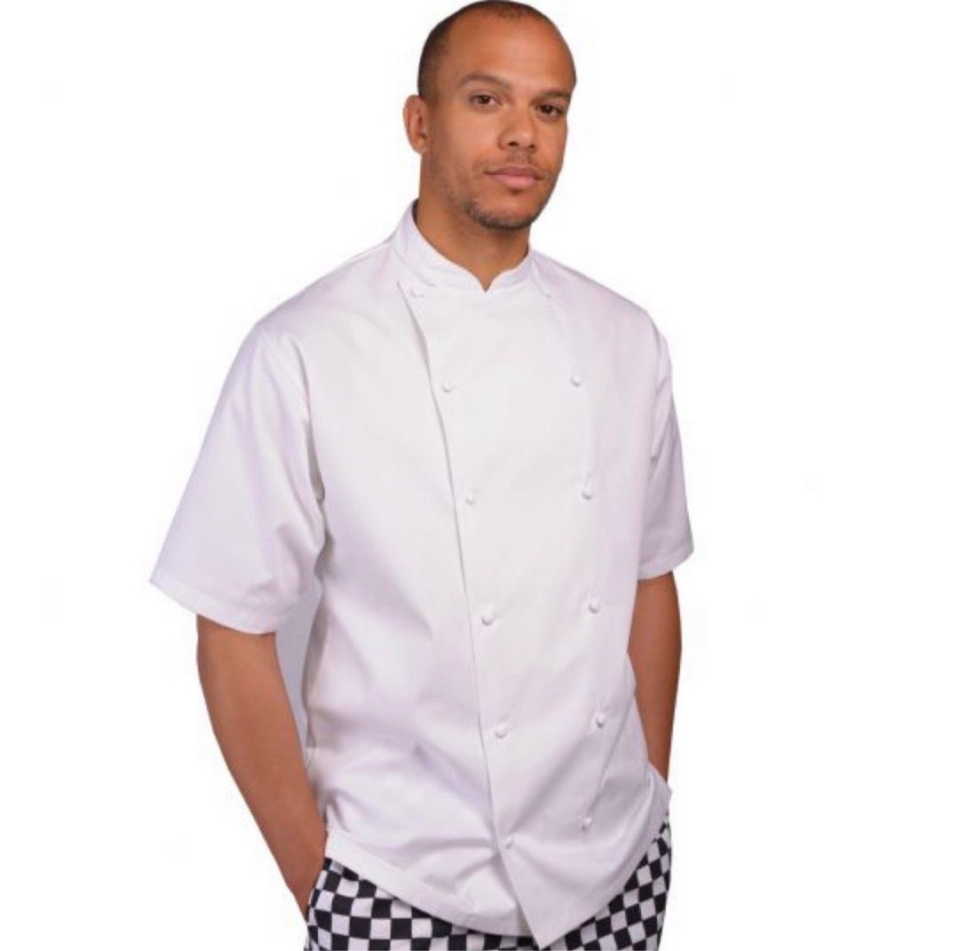 Le Chef Cool Lite Jacket Short Sleeve Men s Fashion Coats