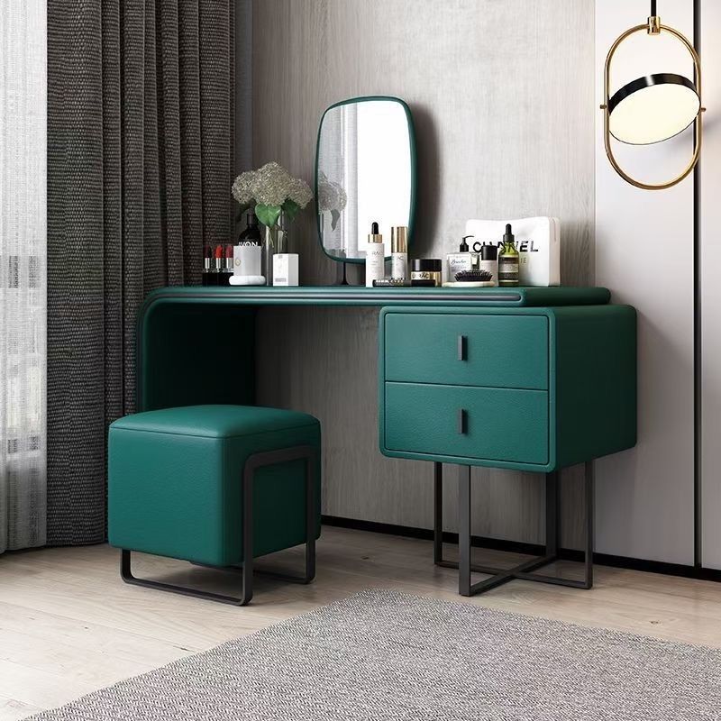 Leather Dressing Table Free Delivery Makeup Table Toilet Table Whole Set,  Furniture & Home Living, Furniture, Tables & Sets on Carousell