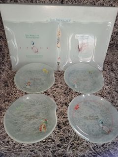 Legit Peter Rabbit Saucers/Cake Plates Set