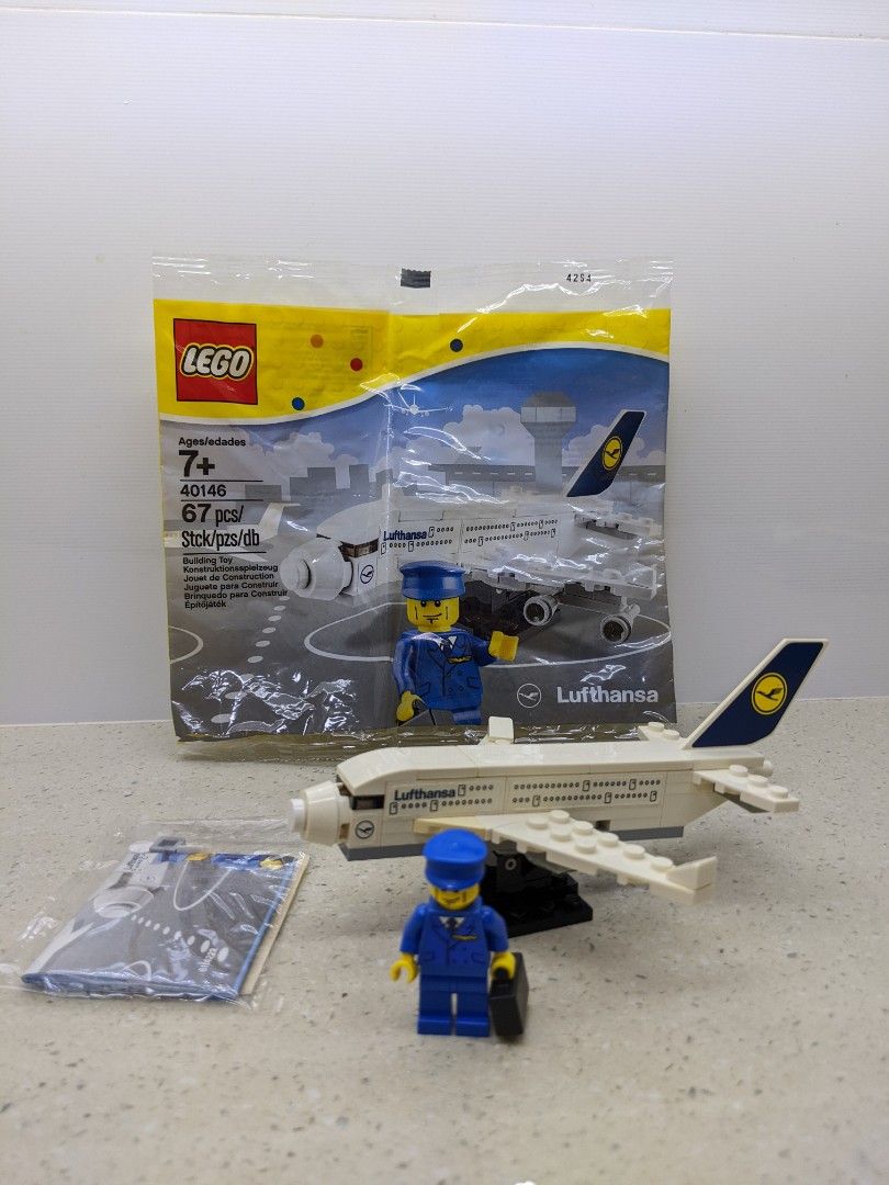 Lego lufthansa plane on sale