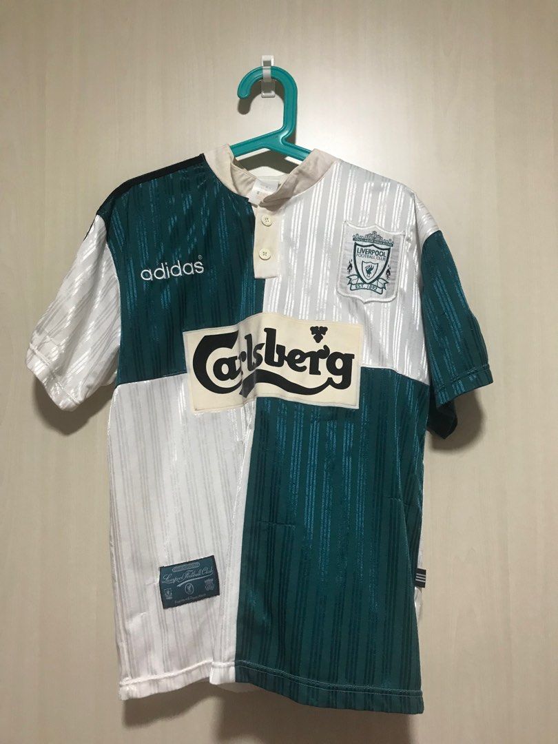 1995 96 liverpool away shirt