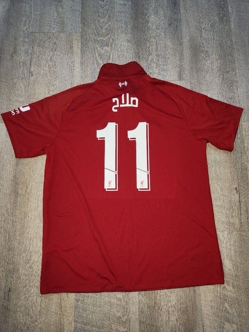 Liverpool Jersey 2018 2019 kit. Mo Salah in arabic font and famous number 11.PRICE IS NEGOTIABLE