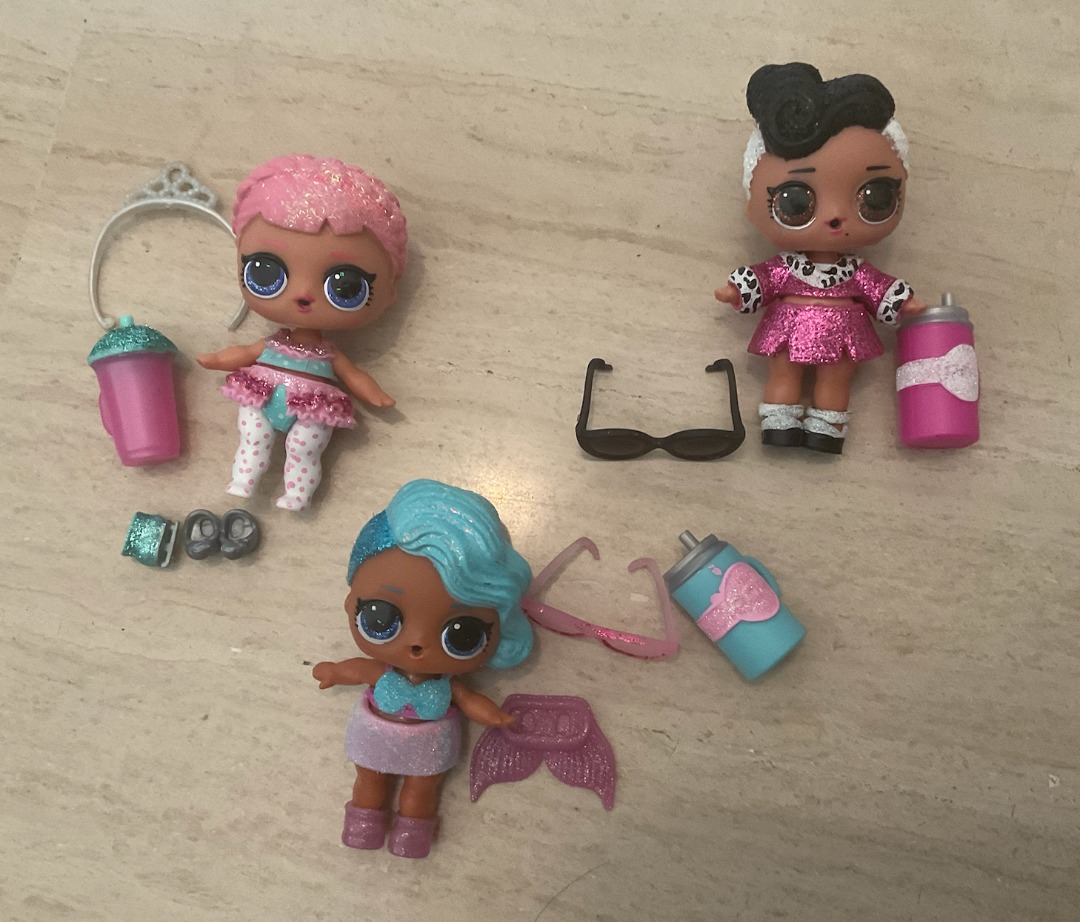 LOL Surprise Glitter Dolls (3 in 1) (Set 1), Hobbies & Toys, Toys ...
