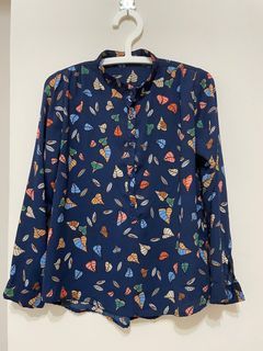 Longsleeve top with colorful print