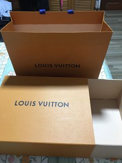 Authentic Louis Vuitton, Tory Burch & MCM paper bag & box c/w New Gift Card  and Ribbon Packaging, Luxury, Accessories on Carousell
