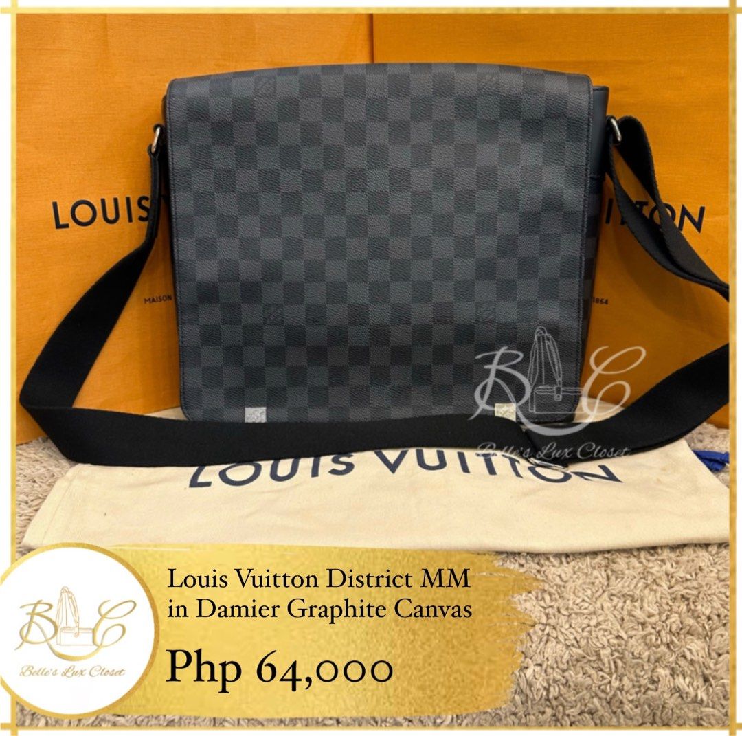 Louis Vuitton Damier Graphite Canvas District PM Bag Louis Vuitton | The  Luxury Closet